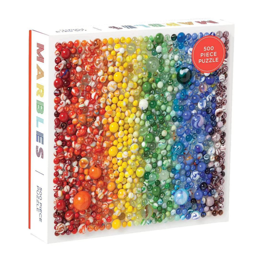 Rainbow Marbles 500 Piece Puzzle