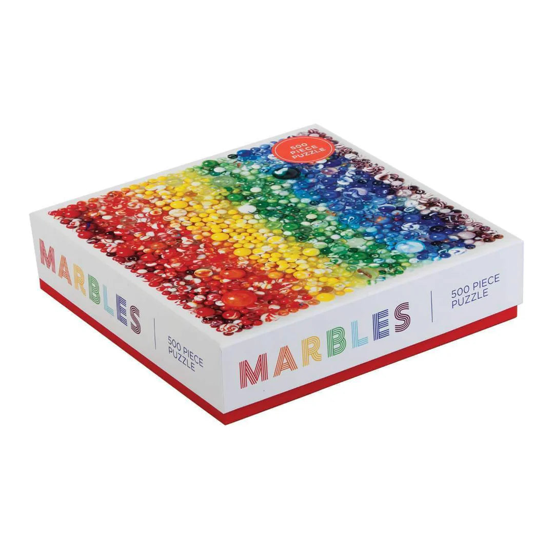 Rainbow Marbles 500 Piece Puzzle