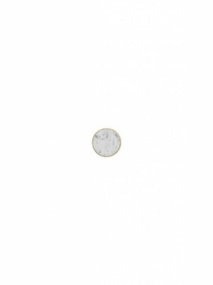 Hook - Stone - Small - White Marble